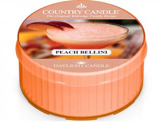 Country Candle – vonná svíčka Peach Bellini (Broskvový koktejl), 35 g