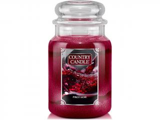 Country Candle – vonná svíčka Pinot Noir (Červené víno), 680 g