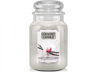 Country Candle – vonná svíčka Vanilla Orchid (Vanilková orchidej), 680 g