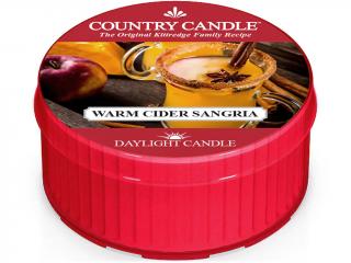 Country Candle – vonná svíčka Warm Cider Sangria (Teplá jablečná sangria), 35 g