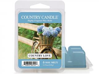Country Candle – vonný vosk Country Love (Zamilovaný venkov), 64 g
