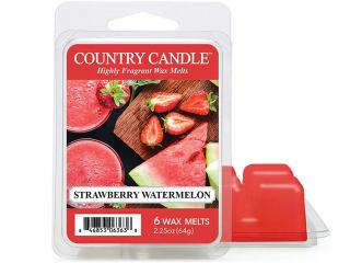 Country Candle – vonný vosk Strawberry Watermelon (Jahody a vodní meloun), 64 g