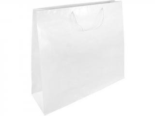 Dárková taška s bavlněným uchem Maxi 55 x 15 x 46 cm, bílá