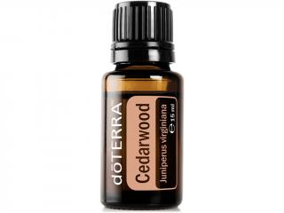 doTERRA – esenciální olej Cedarwood (Cedrové dřevo, Juniperus virginiana), 15 ml