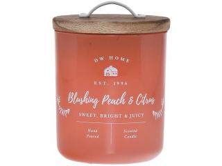 DW Home – vonná svíčka Blushing Peach & Citrus (Zralé broskve a citrusy), 247 g