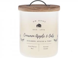 DW Home – vonná svíčka Cinnamon Apple & Oats (Ovesná kaše s jablky a skořicí), 240 g