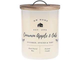 DW Home – vonná svíčka Cinnamon Apple & Oats (Ovesná kaše s jablky a skořicí), 428 g