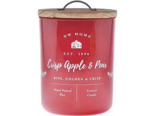DW Home – vonná svíčka Crisp Apple & Pear (Jablko a hruška), 428 g