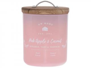 DW Home – vonná svíčka Pink Apple & Coconut (Růžové jablko a kokos), 247 g
