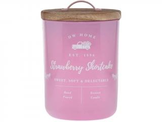 DW Home – vonná svíčka Strawberry Shortcake (Jahodový koláč), 241 g