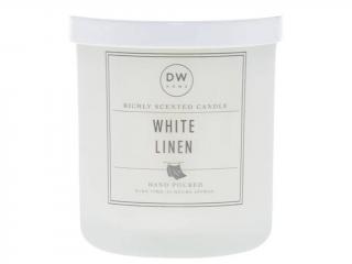 DW Home – vonná svíčka White Linen (Bělostné prádlo), 264 g