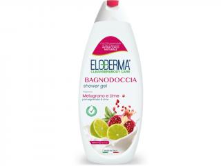 ELODERMA – sprchový gel Melograno e Lime (Granátové jablko a limetka) s Tea Tree, 500 ml