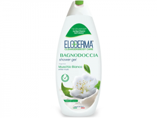 ELODERMA – sprchový gel White Musk (Bílý mech) s Tea Tree Objem: 500 ml