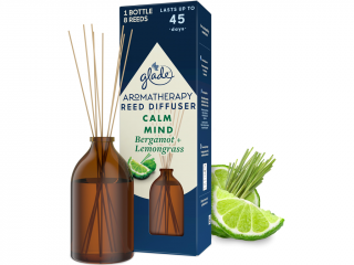 Glade – Aromatherapy difuzér s tyčinkami Calm Mind (Klidná mysl), 80 ml