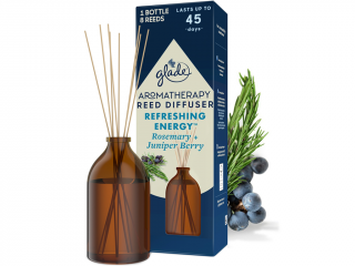Glade – Aromatherapy difuzér s tyčinkami Refreshing Energy (Osvěžující energie), 80 ml
