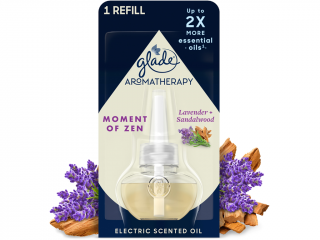Glade – Aromatherapy Electric náplň difuzéru do zásuvky Moment of Zen (Chvíle klidu), 20 ml