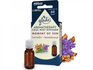 Glade – Aromatherapy náplň do Cool Mist elektrického difuzéru Moment of Zen (Chvíle klidu), 17,4 ml