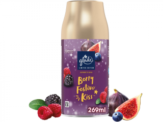 Glade – Automatic Spray náplň do elektrického difuzéru Berry Festive Kiss (Sváteční polibek bobulí), 269 ml
