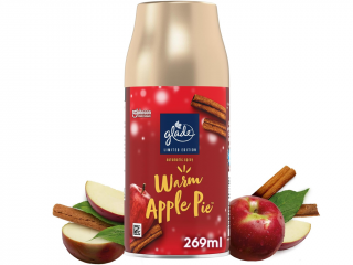 Glade – Automatic Spray náplň do elektrického difuzéru Warm Apple Pie (Teplý jablkový koláč), 269 ml