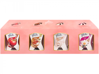 Glade – dárková sada mini svíček, 4 x 70 g