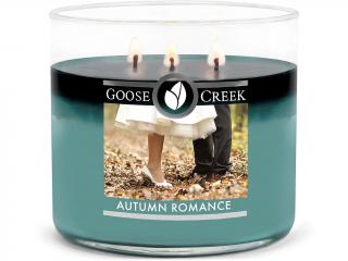 Goose Creek – vonná svíčka Autumn Romance (Podzimní romance), 411 g