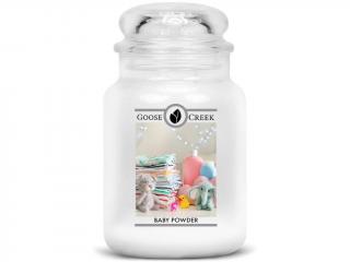 Goose Creek – vonná svíčka Baby Powder (Dětský pudr), 680 g