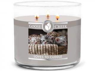 Goose Creek – vonná svíčka Loves to Cuddle (Mazlíčci), 411 g