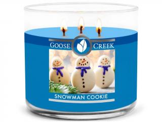 Goose Creek – vonná svíčka Snowman Cookie (Pečený sněhulák), 411 g