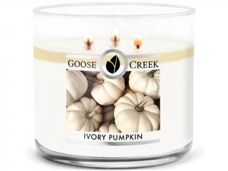 Goose Creek – vonná svíčka White Pumpkin (Bílá dýně), 411 g