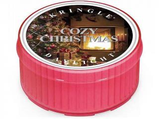 Kringle Candle – Daylight vonná svíčka Cozy Christmas (Útulné Vánoce), 35 g