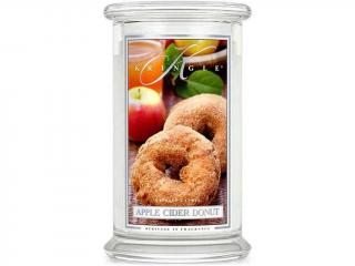 Kringle Candle – vonná svíčka Apple Cider Donut (Jablečné koblihy), 624 g