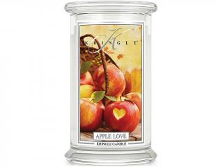 Kringle Candle – vonná svíčka Apple Love (Jablečný koláč), 624 g