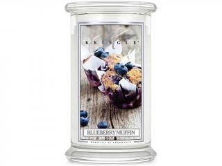 Kringle Candle – vonná svíčka Blueberry Muffin (Borůvkový muffin), 624 g