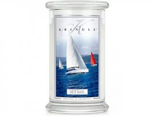 Kringle Candle – vonná svíčka Set Sail (Vyplout), 624 g