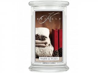 Kringle Candle – vonná svíčka Warm & Fuzzy (Hřejivá vlna), 624 g