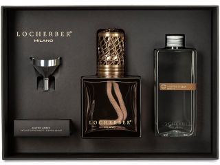 Locherber Milano – dárková sada katalytická lampa a vonný sáček Agathis Amber