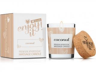 MAGNETIFICO – Enjoy it! masážní svíčka Coconut (Kokos), 70 g