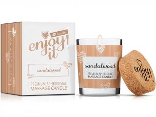 MAGNETIFICO – Enjoy it!  masážní svíčka Sandalwood (Santalové dřevo), 70 g