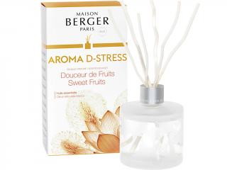 Maison Berger Paris – Aroma D-Stress (Proti stresu) difuzér s vůní Sweet Fruits (Sladké ovoce), 180 ml