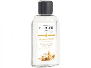 Maison Berger Paris – Aroma D-Stress (Proti stresu) náplň do difuzéru s vůní Sweet Fruits (Sladké ovoce), 200 ml