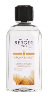 Maison Berger Paris – Aroma Energy (Povzbuzení) náplň do difuzéru s vůní Sparkling Zest (Čerstvé tonikum), 200 ml