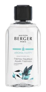 Maison Berger Paris – Aroma Happy (Radost) náplň do difuzéru s vůní Aquatic Freshness (Svěžest vody), 200 ml