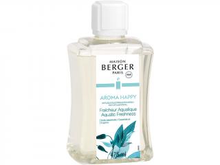 Maison Berger Paris – Aroma Happy (Radost) náplň do elektrického difuzéru s vůní Aquatic Freshness (Svěžest vody), 475 ml