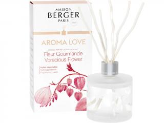 Maison Berger Paris – Aroma Love (Láska) difuzér s vůní Voracious Flower (Květina touhy), 180 ml