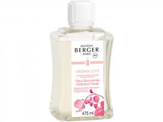 Maison Berger Paris – Aroma Love (Láska) náplň do elektrického difuzéru s vůní Voracious Flower (Květina touhy), 475 ml