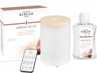 Maison Berger Paris – Aroma Relax (Uvolnění) sada elektrický difuzér, náplň Oriental Comfort (Sladký Orient) 475 ml