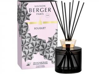Maison Berger Paris – Black Crystal aroma difuzér Delicate White Musk (Jemné bílé pižmo), 180 ml