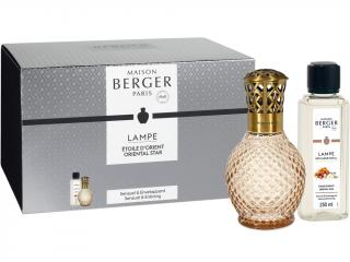 Maison Berger Paris – katalytická lampa Originelle medová a náplň Oriental Star (Kouzlo Orientu) 250 ml
