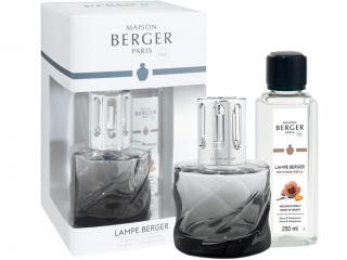 Maison Berger Paris – katalytická lampa Spirale černá, náplň Velvet of Orient (Sametový Orient) 250 ml