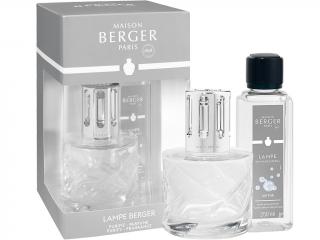 Maison Berger Paris – katalytická lampa Spirale čiré sklo, náplň So Neutral (Neutrální) 250 ml